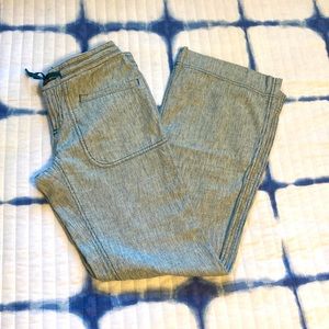 North face linen cotton beach pant